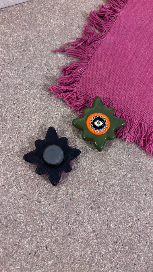 Magnet kaki Oeil Protecteur