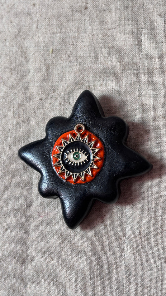 Magnet Noir Oeil Protecteur