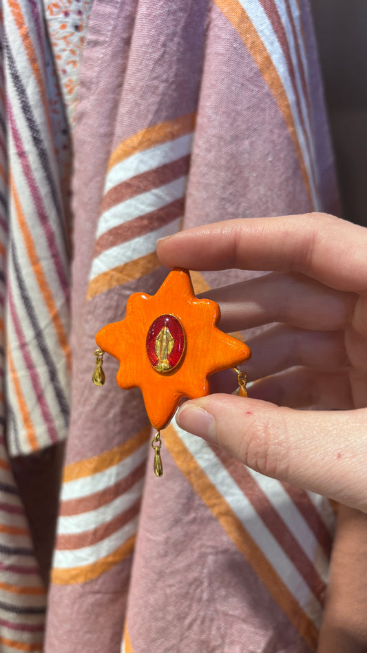 Magnet Orange Madone Rouge