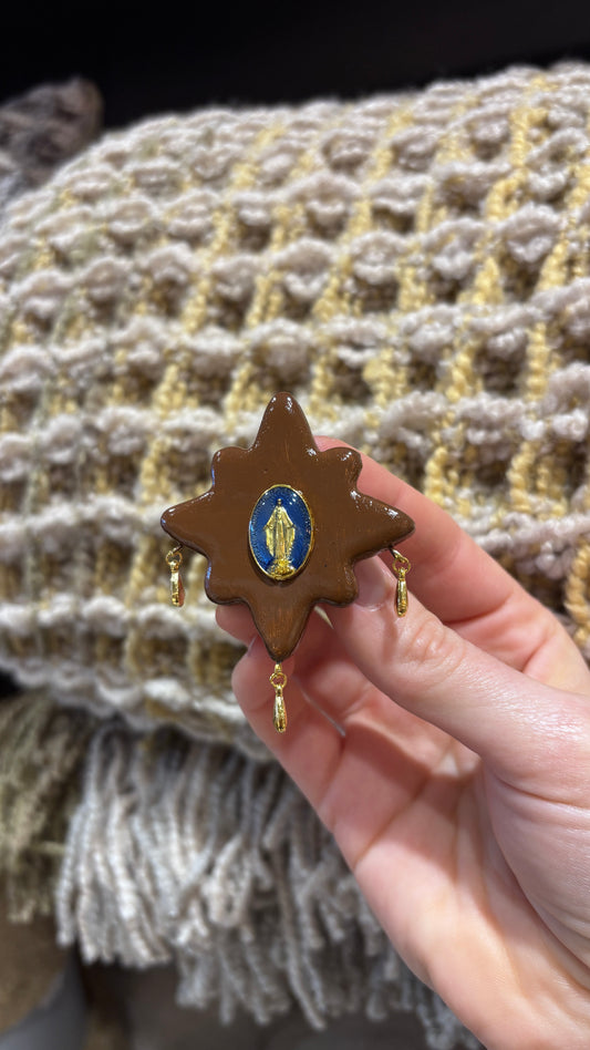 Magnet Chocolat & Madone Bleu