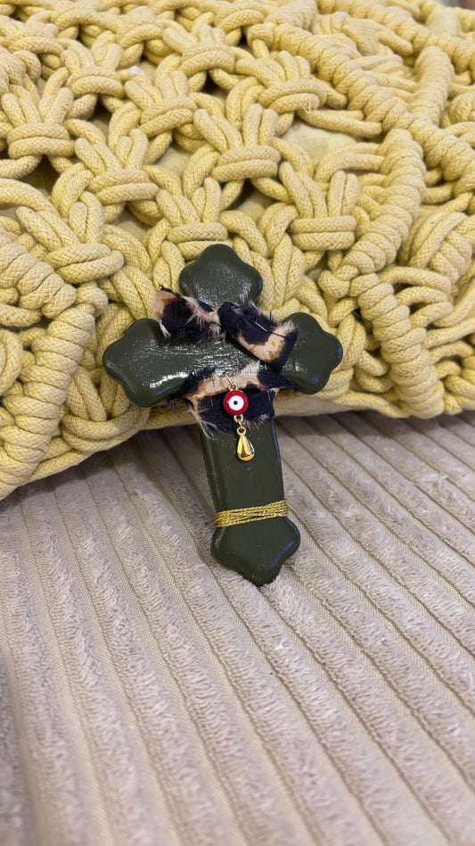 Magnet Croix Verte