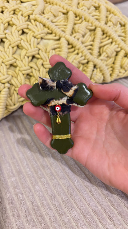 Magnet Croix Verte