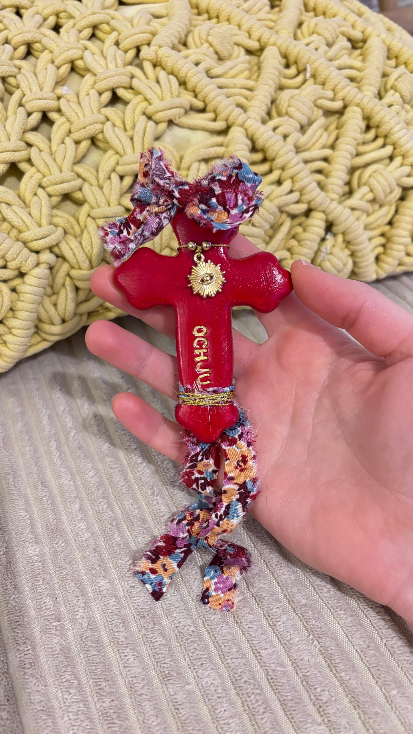 Magnet Croix "OCHJU"