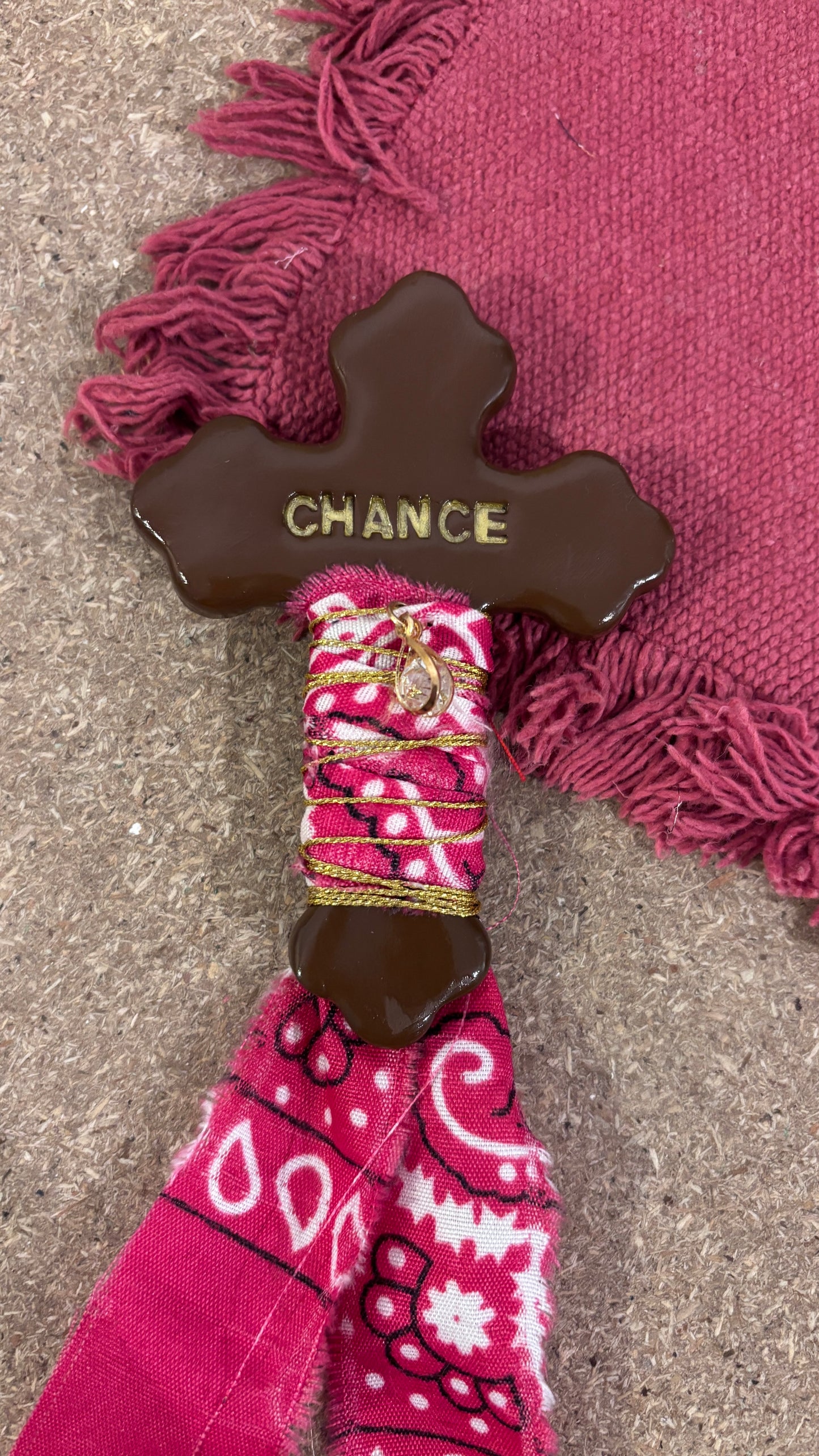 Magnet Croix "CHANCE"
