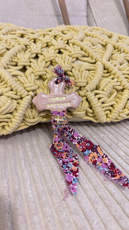 Magnet Croix "COEUR SAUVAGE"