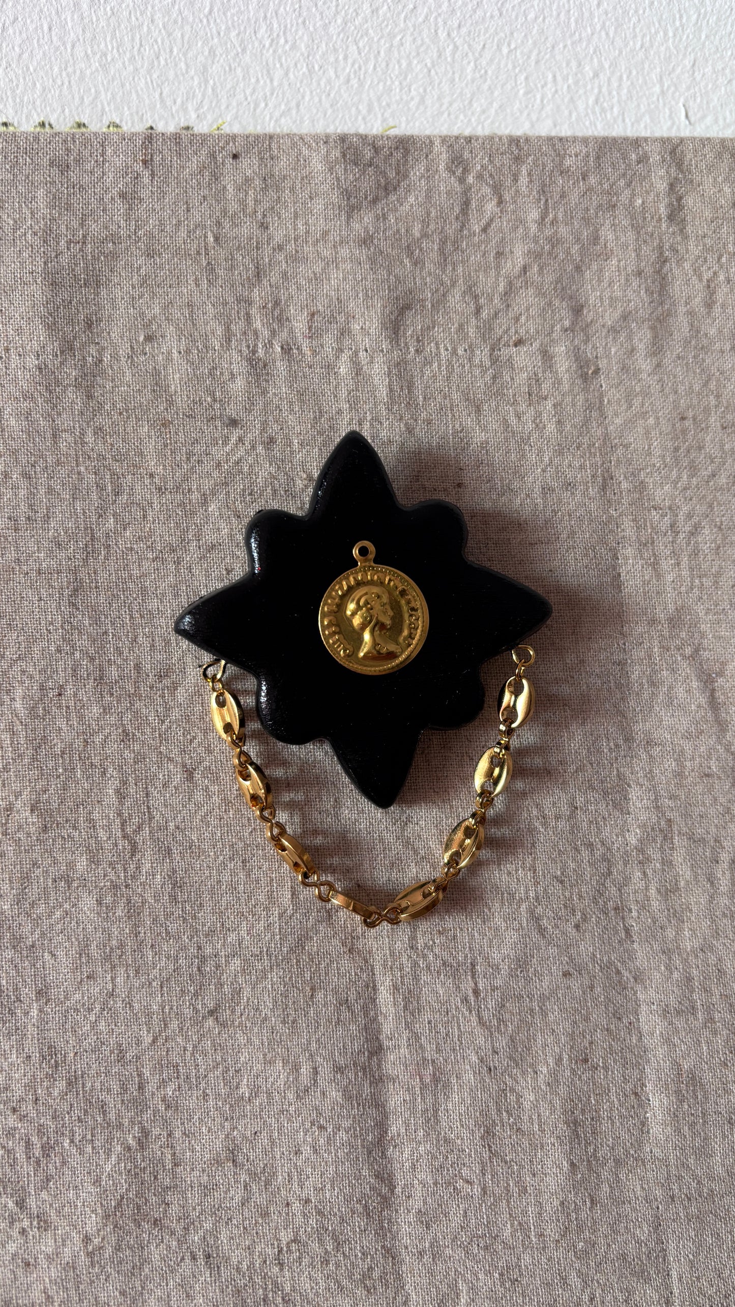 Magnet Pièce de monnaie & Chainette
