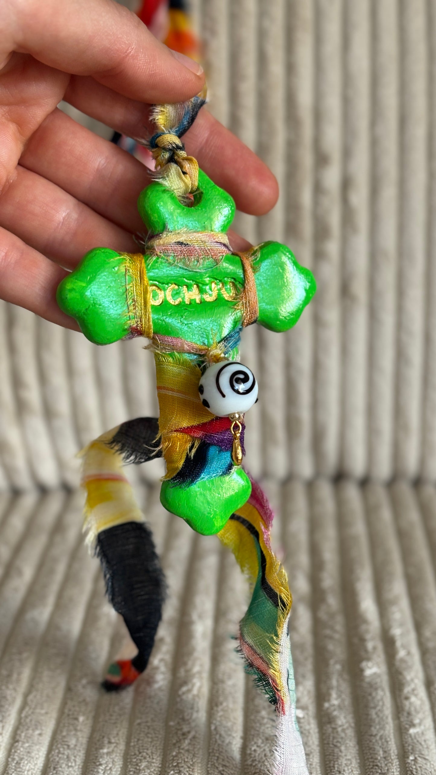 Croix vert pomme - Ochju