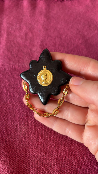 Magnet Pièce de monnaie & Chainette