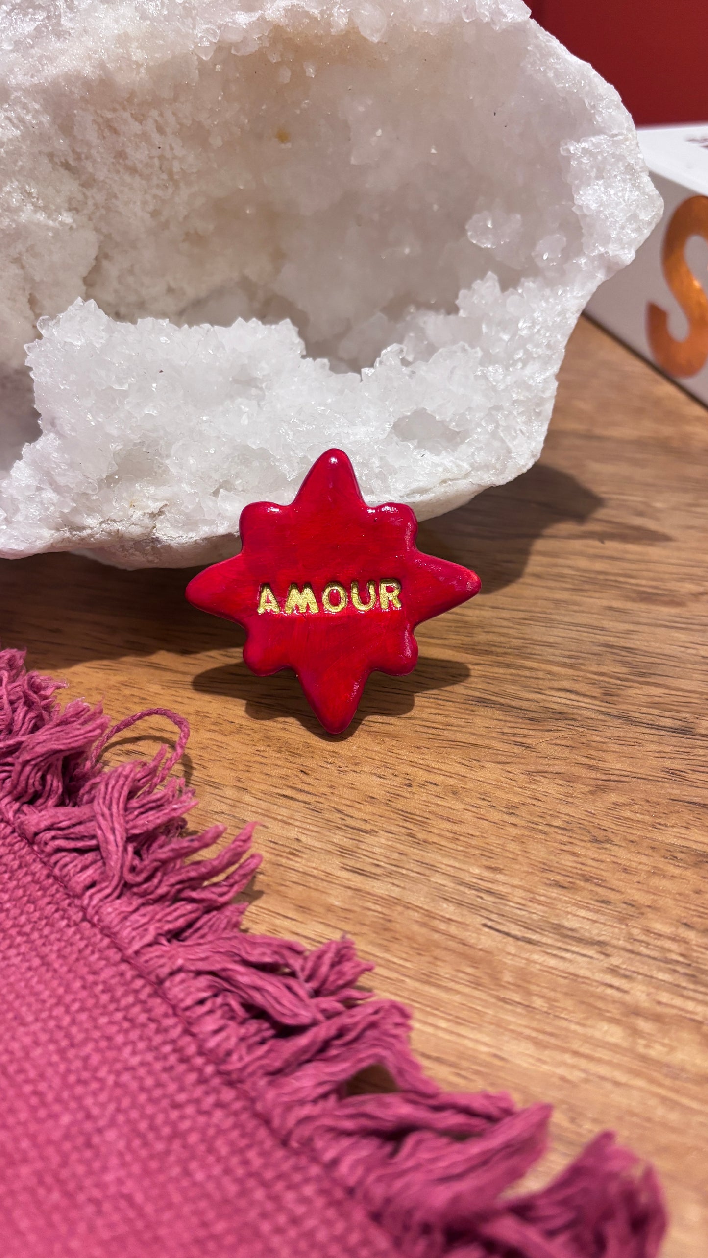Magnet Saint Valentin  "AMOUR"