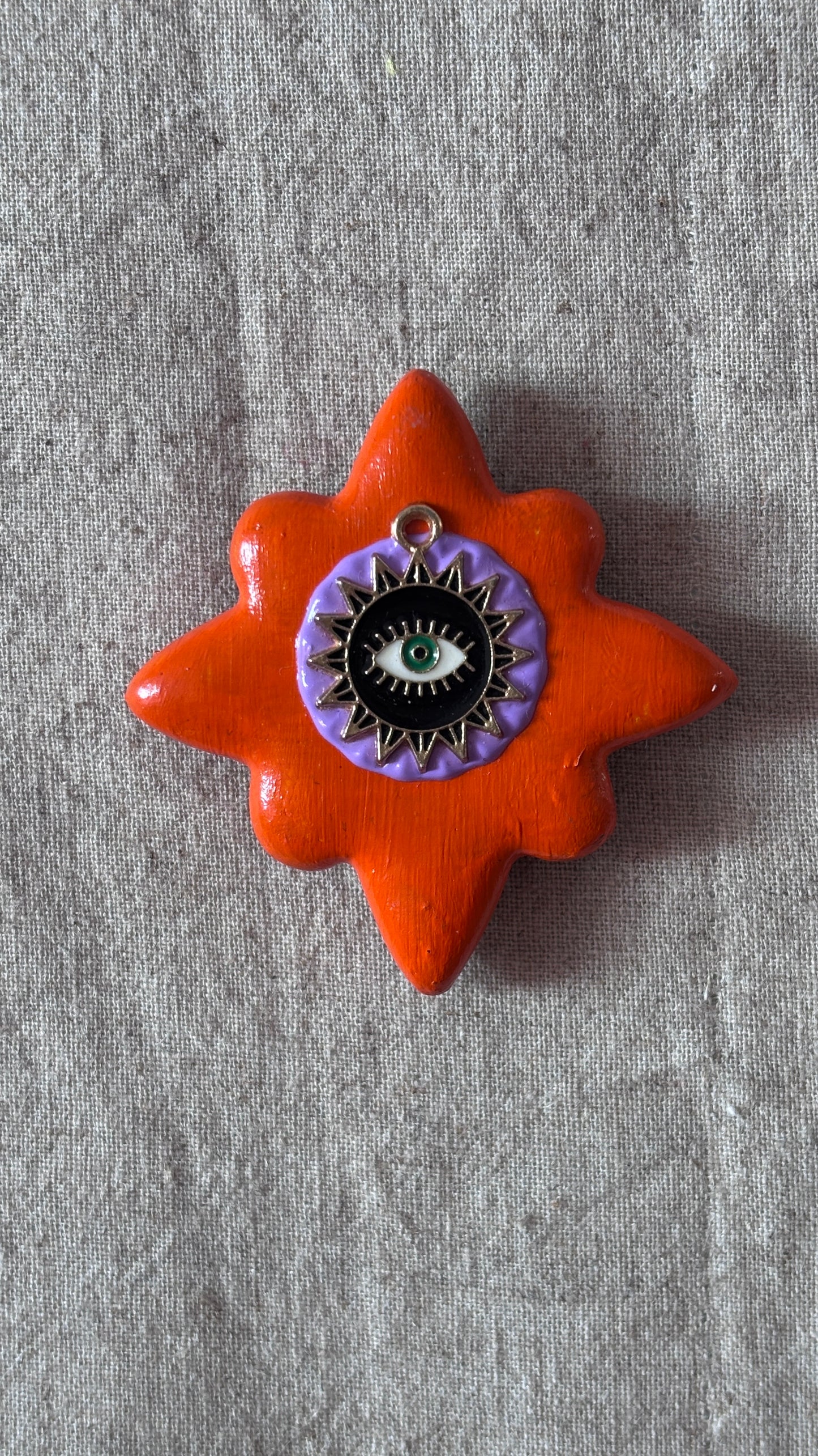 Magnet Orange Oeil Protecteur