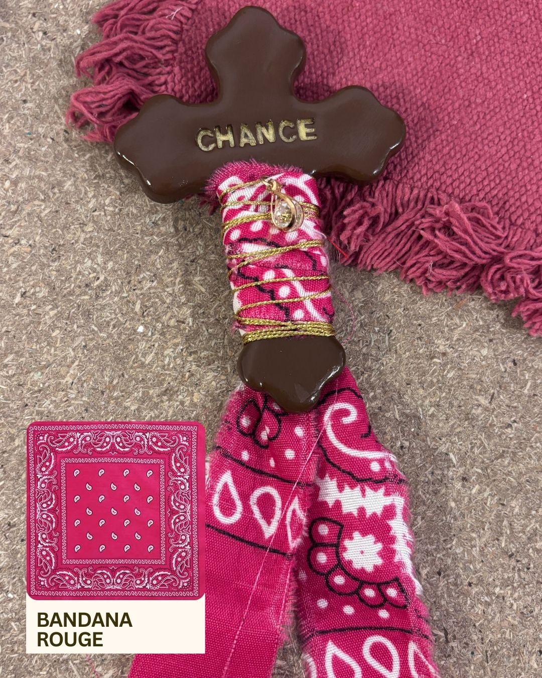 Magnet Croix "CHANCE"