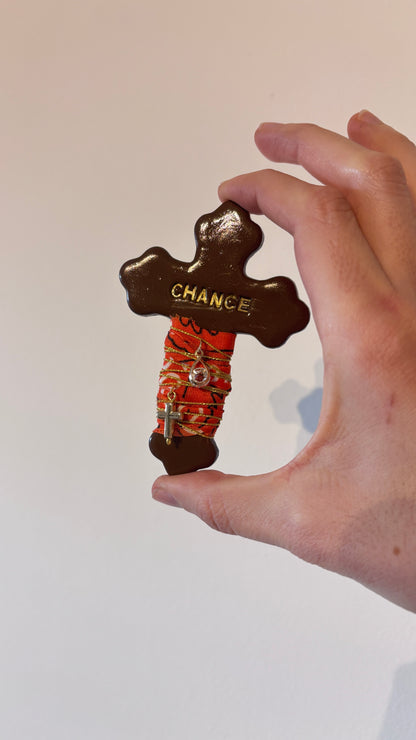 Magnet Croix "CHANCE"