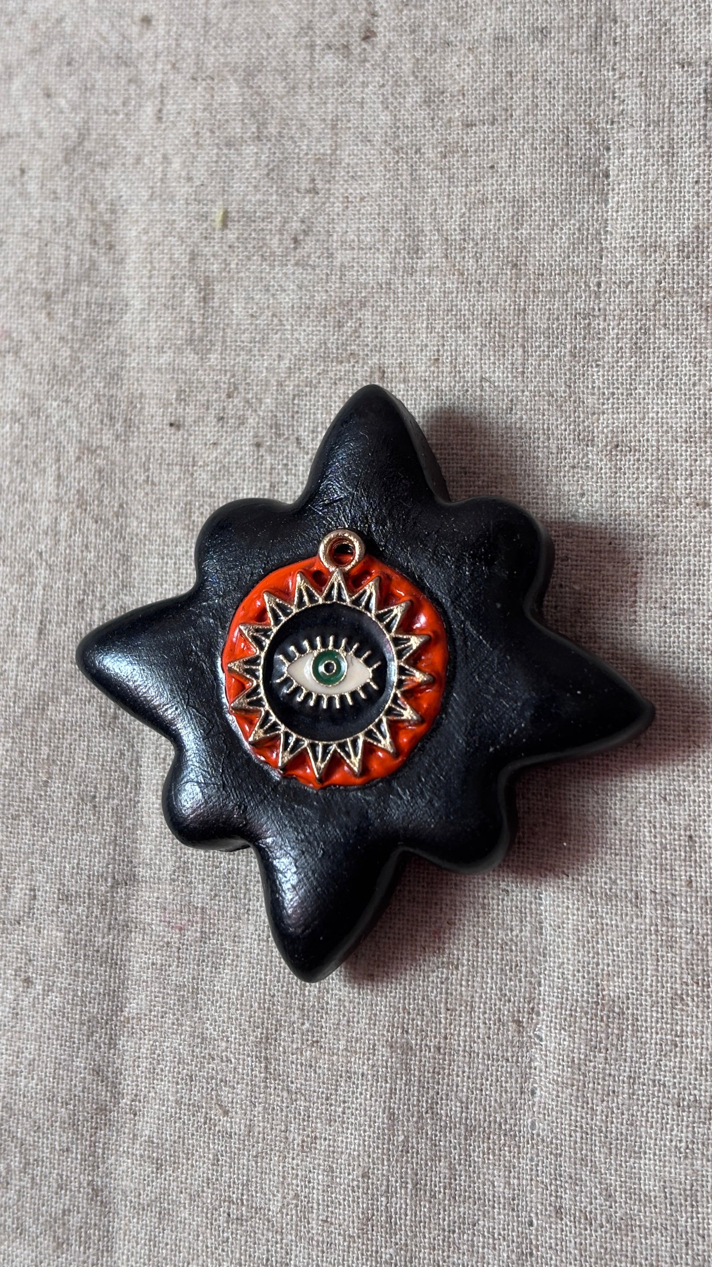 Magnet Noir Oeil Protecteur