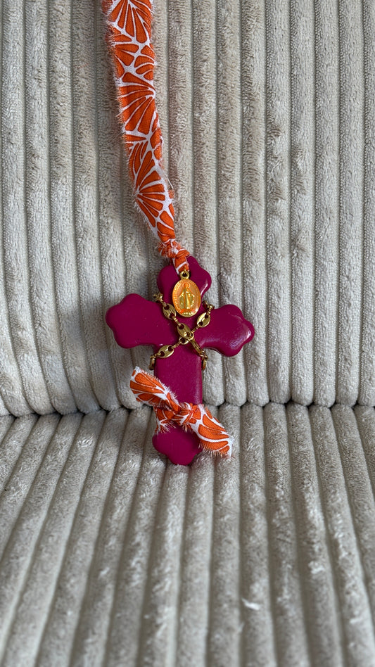 Croix chaînette & Madone
