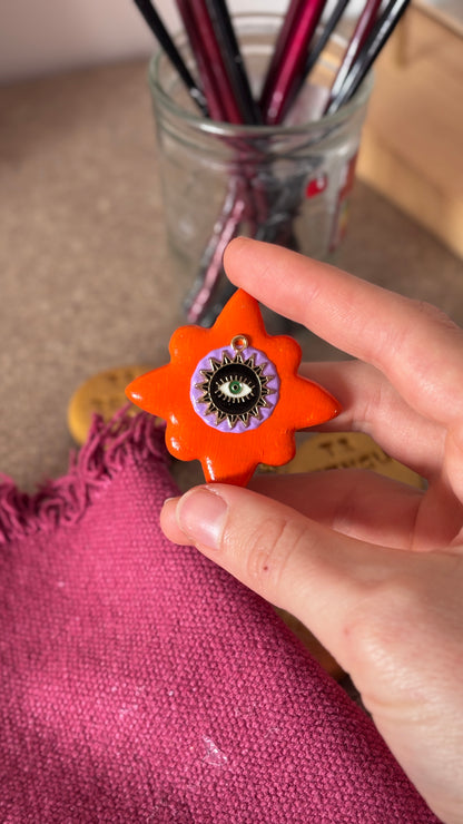 Magnet Orange Oeil Protecteur