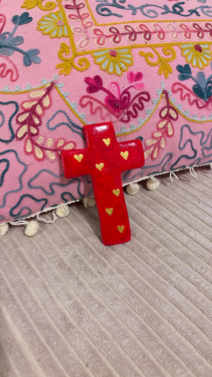 Magnet Saint Valentin Croix