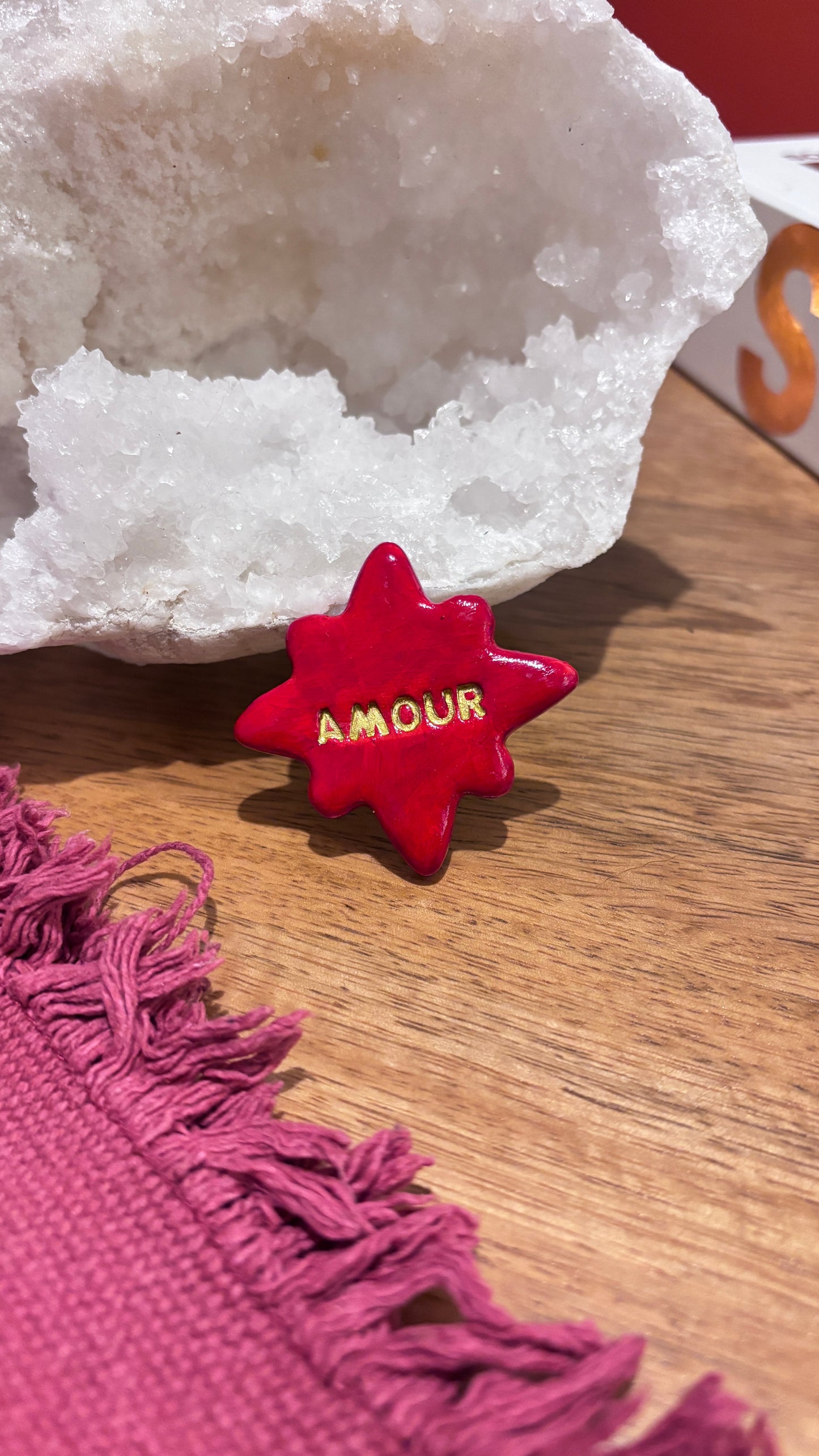 Magnet Saint Valentin  "AMOUR"