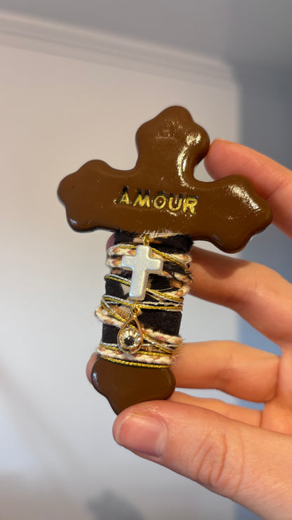 Magnet Croix "AMOUR"