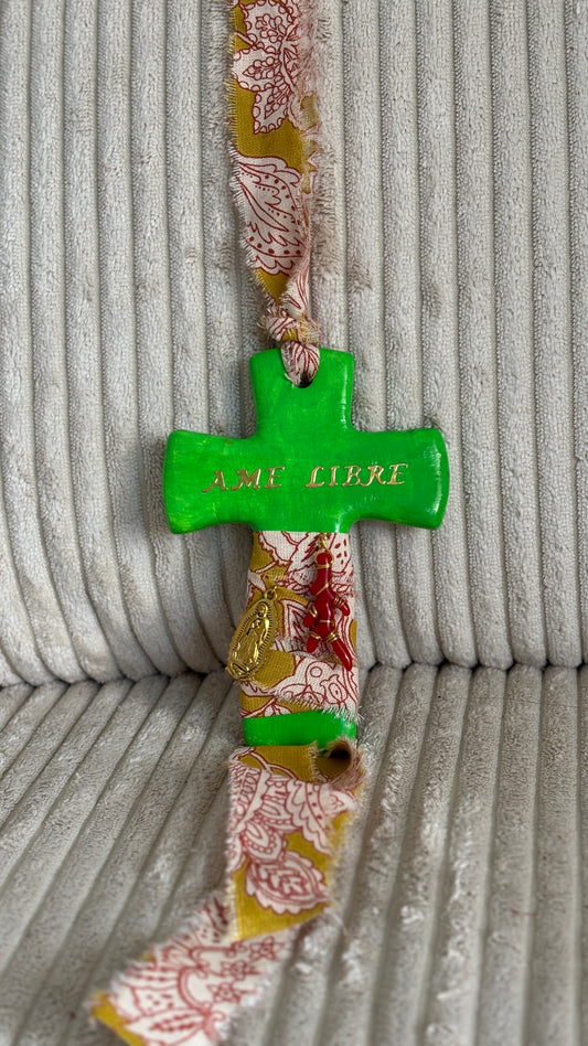 Suspension Murale Croix TAILLE XL - Ame Libre